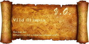 Vild Olimpia névjegykártya